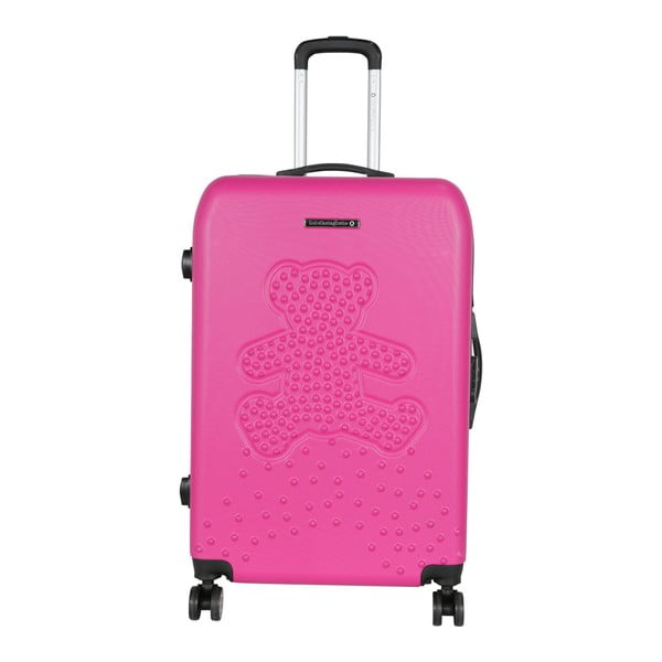 Różowa walizka LULU CASTAGNETTE Mia, 107 l