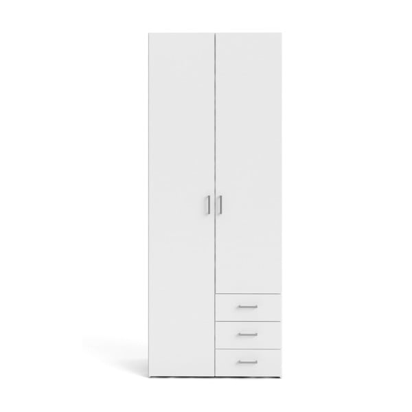 Biała szafa 78x200 cm Space – Tvilum