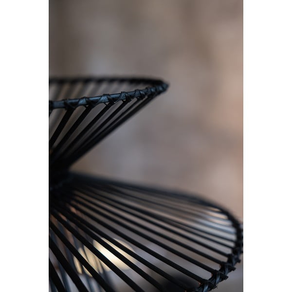 Czarna lampa wisząca z bambusowym kloszem ø 57 cm Duplici – Markslöjd-image-1