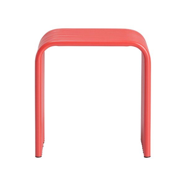 Czerwony metalowy stołek Multron – Ellos Home-image-2