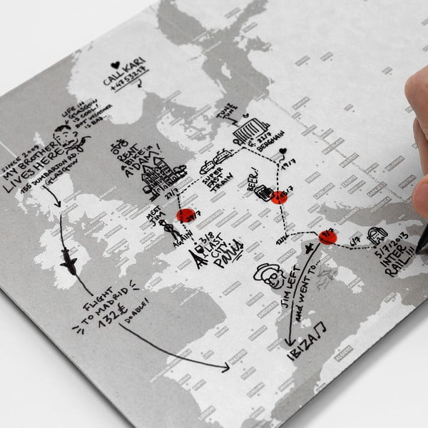 Zestaw 16 zapasowych kartek przezroczystych do map Transparent World Palomar-image-1