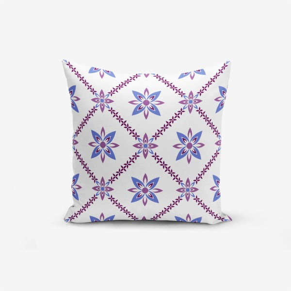 Poszewka na poduszkę z domieszką bawełny Minimalist Cushion Covers Colorful Flower, 45x45 cm