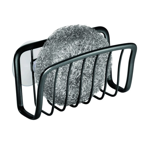 Czarny metalowy uchwyt z przyssawkami iDesign Axis, 6,5x14 cm-image-2