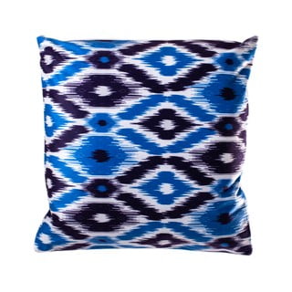 Niebieska poduszka dekoracyjna 45x45 cm Aztek – JAHU collections