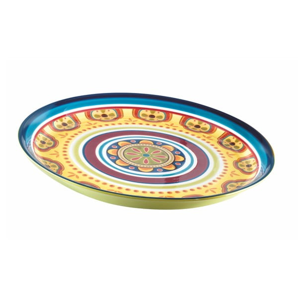 Kolorowy talerz ceramiczny Brandani, ⌀ 40 cm