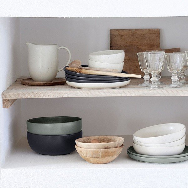 Zielona kamionkowa miska do serwowania ø 25 cm Pacifica – Casafina-image-4