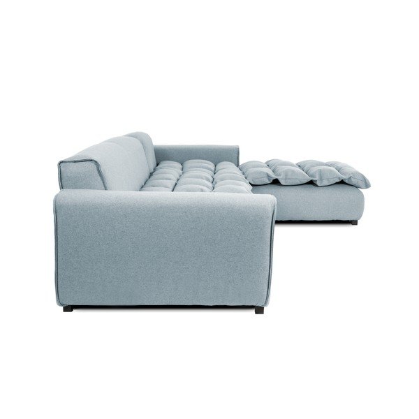 Jasnoniebieski narożnik trzyosobowy prawostronny Vivonita Cloud-image-3