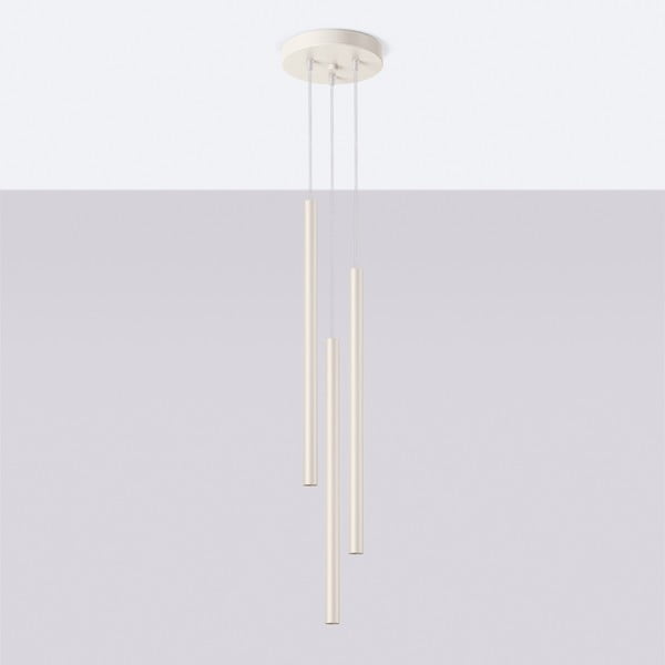 Kremowa lampa wisząca ø 19,5 cm Fideus – Sollux-image-2