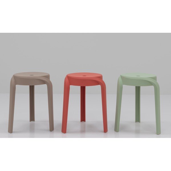 Plastikowe stołki zestaw 3 szt. Pop – Tenzo-image-1