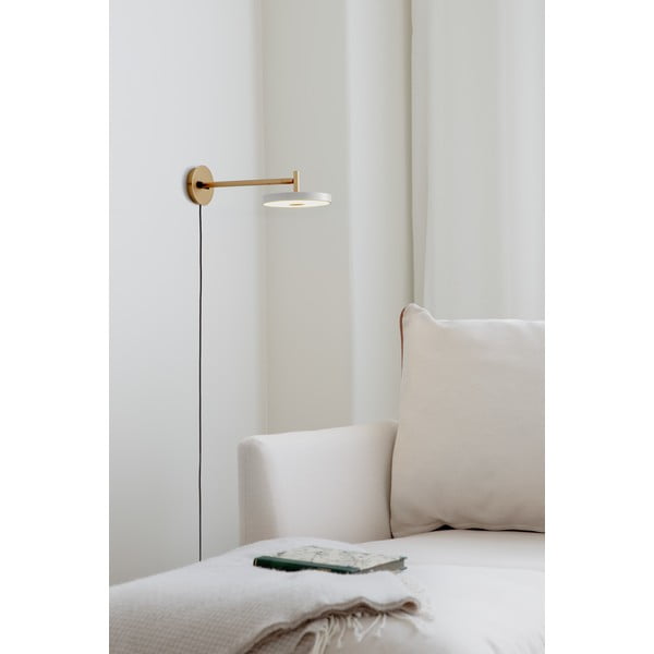 Kinkiet LED ze ściemniaczem w kolorze srebra ø 15 cm Asteria Wall Long – UMAGE-image-1