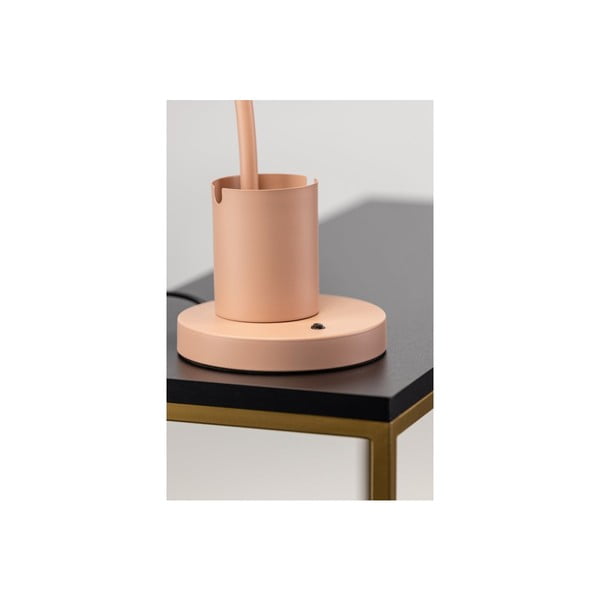 Jasnoniebiesko-różowa lampa stołowa z metalowym kloszem (wysokość 50 cm) Mouse – GTV-image-3