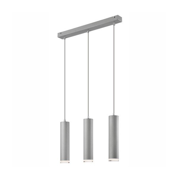 Szara lampa wisząca − LAMKUR