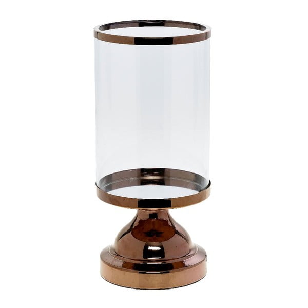 Świecznik Trophy Copper, 13x13x27 cm