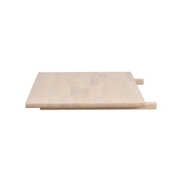 Dodatkowy blat do stołu z litego drewna dębowego 90x45 cm Derrymore – Rowico-image-3