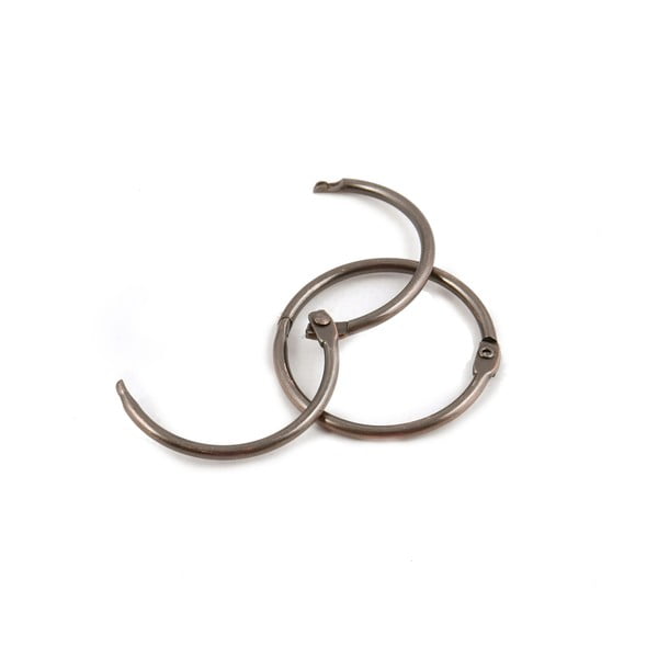 Kółka do zasłony prysznicowej w kolorze miedzi zestaw 12 szt. Ringo Small – Spirella-image-4