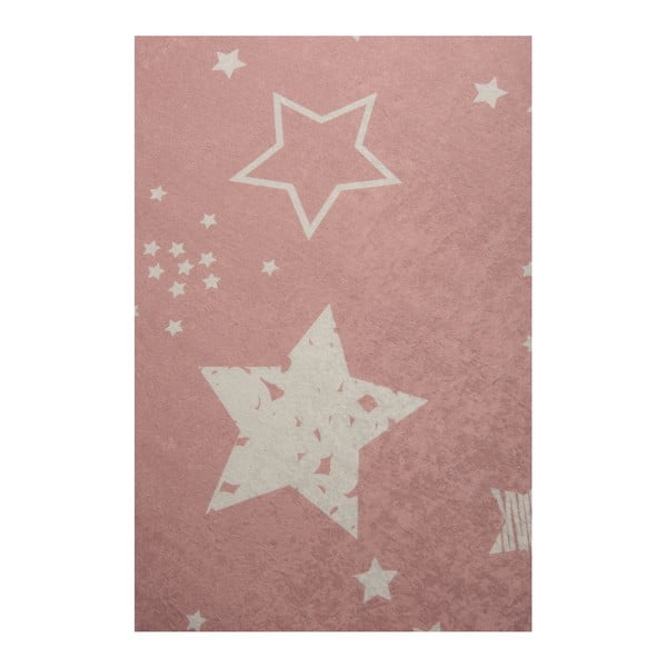 Dywan dla dzieci Pink Stars, 100x160 cm-image-3