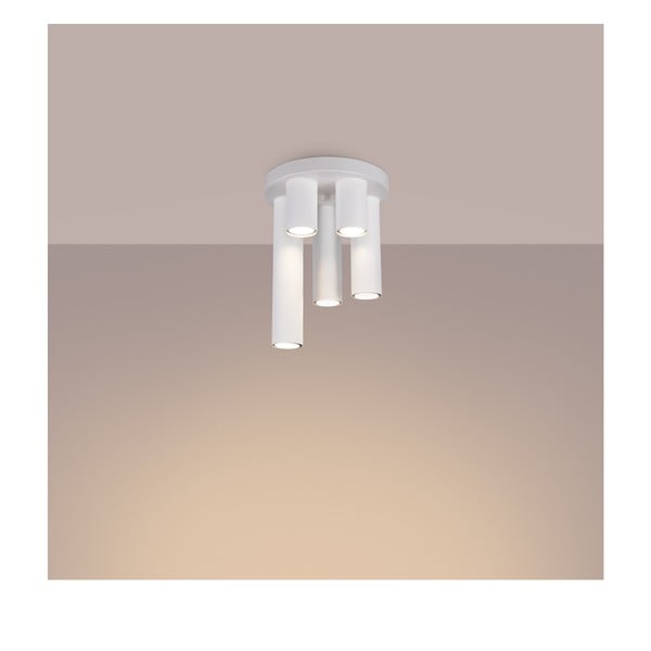 Biała lampa sufitowa Castro – Sollux-image-1