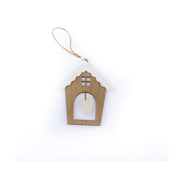 Świąteczna wisząca dekoracja w kształcie domku Dakls Ruby