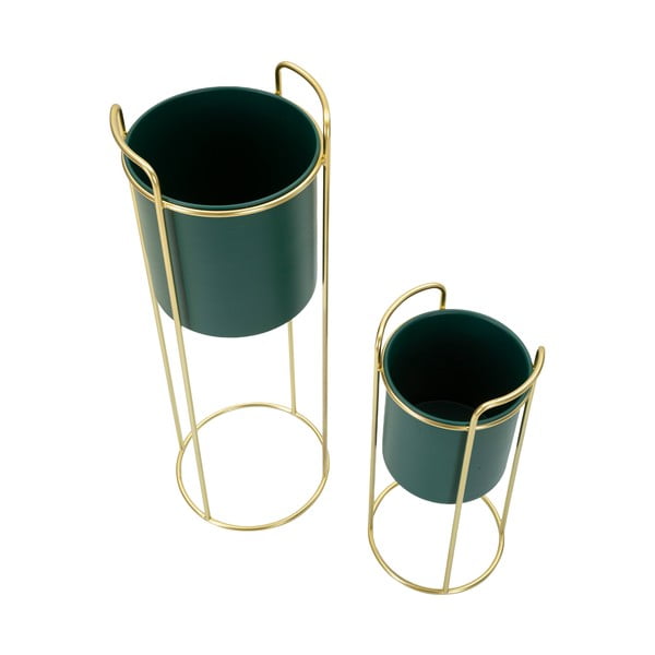 Metalowe osłonki na doniczki zestaw 2 szt. ø 24 cm Grent Slim – Mauro Ferretti-image-2