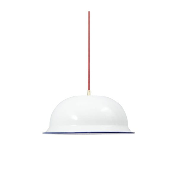 Lampa sufitowa Emailleleuchte 01 White/Red