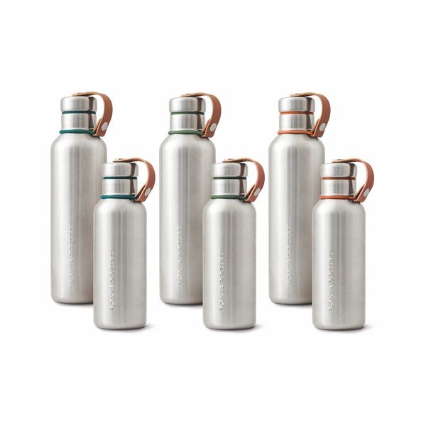 Oliwkowa stalowa butelka termiczna z podwójnymi ściankami Black + Blum Insulated Vacuum Bottle, 750 ml-image-1