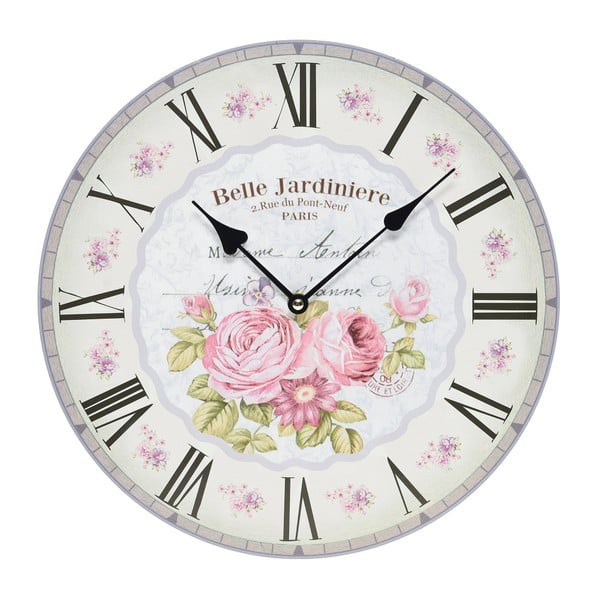 Zegar ścienny InArt Romance, ⌀ 34 cm