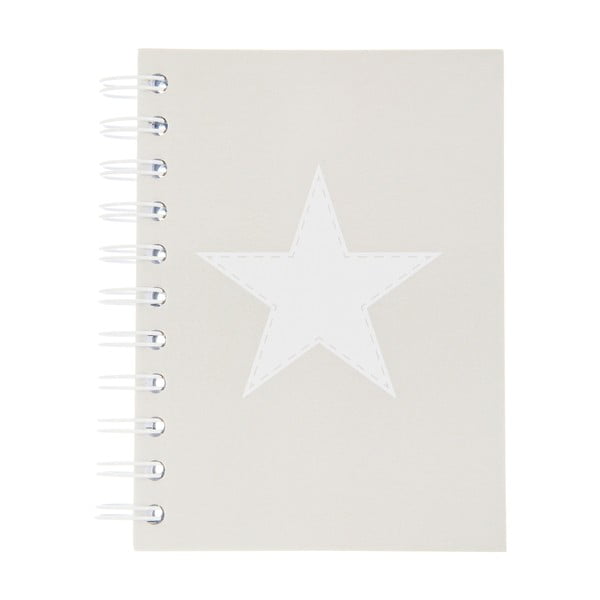Notes Stars Grey