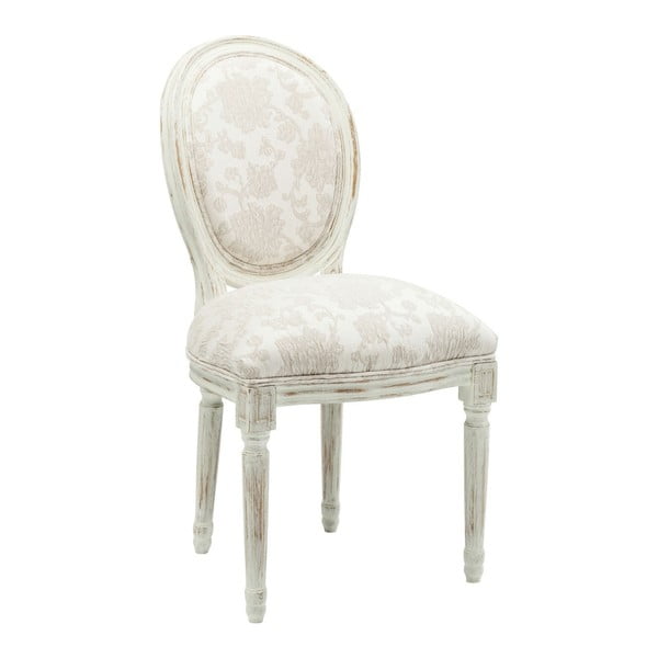Białe krzesło do jadalni Kare Design Louis Romance