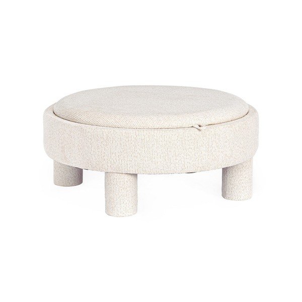 Biały puf Tanya – Bizzotto