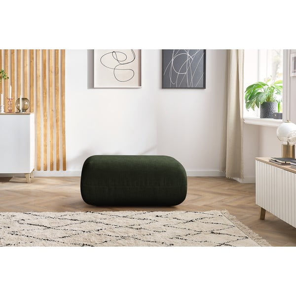 Zielony sztruksowy podnóżek Lecomte – Bobochic Paris-image-1