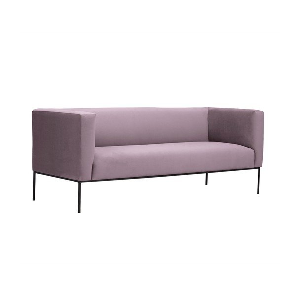 Jasnoróżowa aksamitna sofa Windsor & Co Sofas Neptune, 195 cm-image-2