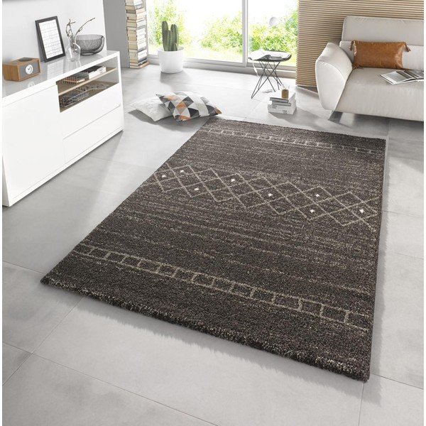 Brązowy dywan Mint Rugs Stripes, 80x150 cm-image-1