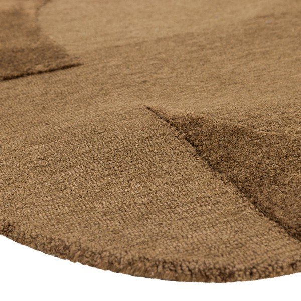 Brązowy dywan z mieszanki wełny 170x240 cm Livo – WOOOD-image-4