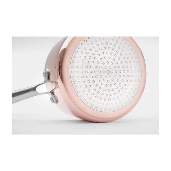 Miedziany rondel z nierdzewnym wykończeniem Hendi, ø 16,5 cm-image-2