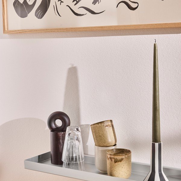 Metalowa półka w kolorze srebra 50 cm Bakku – OYOY Living Design-image-2
