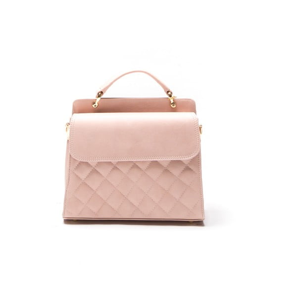 Torebka skórzana Quilted Rosa-image-2