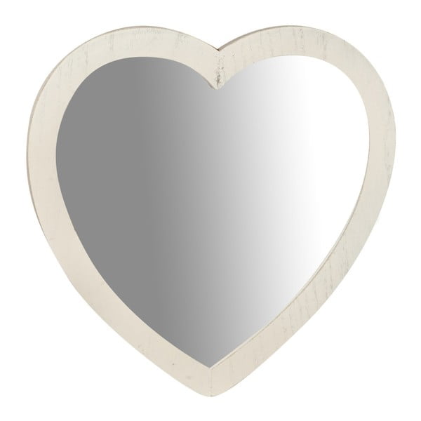 Lustro w kształcie serca Crido Consulting Heart, 45x45 cm