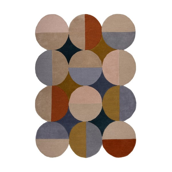 Wełniany dywan tkany ręcznie 160x230 cm Mia Ellipse – Flair Rugs
