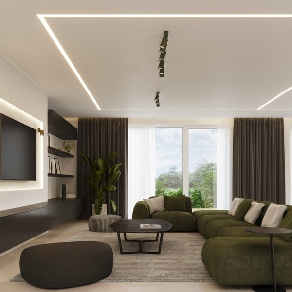 Zielona lampa punktowa 6x117 cm Etna – Sollux-image-3