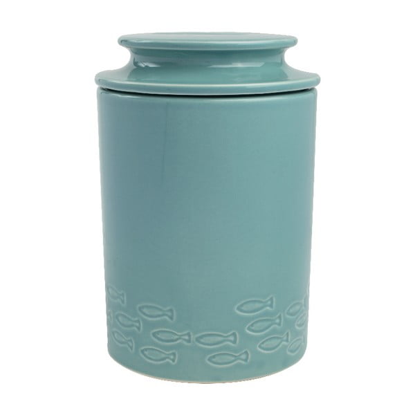 Turkusowy pojemnik ceramiczny T&G Woodware City Ocean Crab