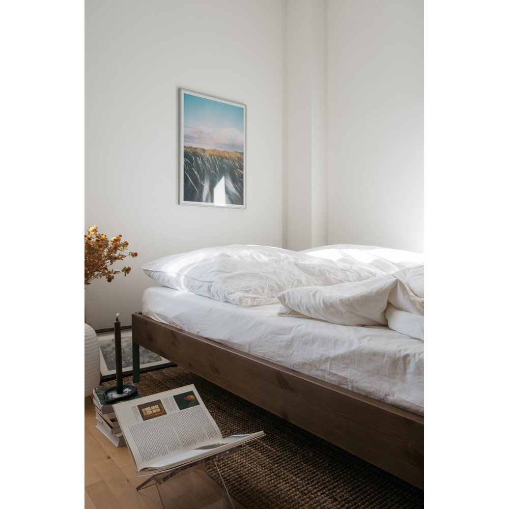 Brązowe łóżko dwuosobowe z litego drewna sosnowego ze stelażem 160x200 cm Core – Karup Design (zdjęcie 8)