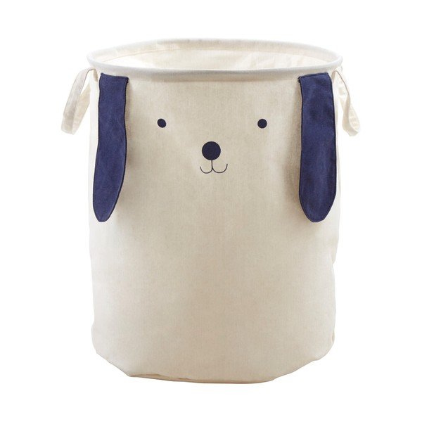 Biały tekstylny dziecięcy kosz na zabawki ø 39x48 cm Mimo Dog Face – Premier Housewares