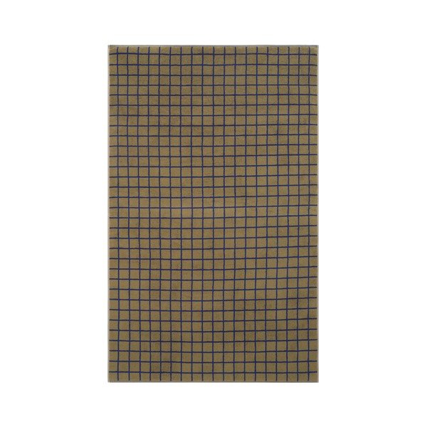 Zielony/niebieski bawełniany ręcznik kąpielowy 90x150 cm Grid – Jotex-image-2