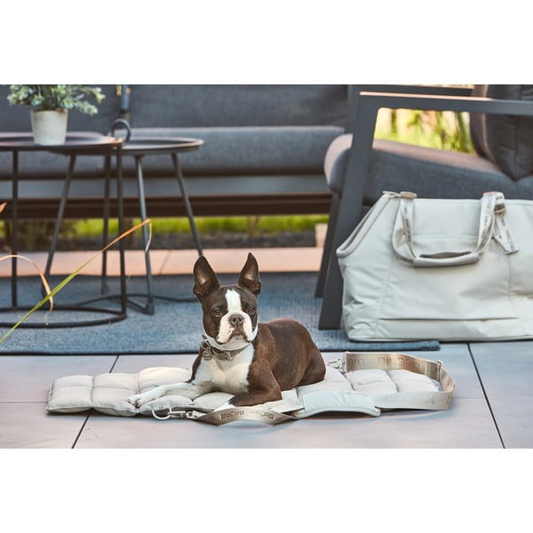 Ciemnoszare legowisko podróżne dla psów 70x100 cm Strada Asphalt M – MiaCara-image-1