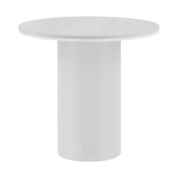 Biała lampa stołowa LED ze ściemniaczem (wysokość 18 cm) Fungo – Remember