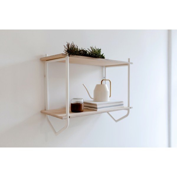 Półka ścienna z białą konstrukcją EMKO Dessus-image-1