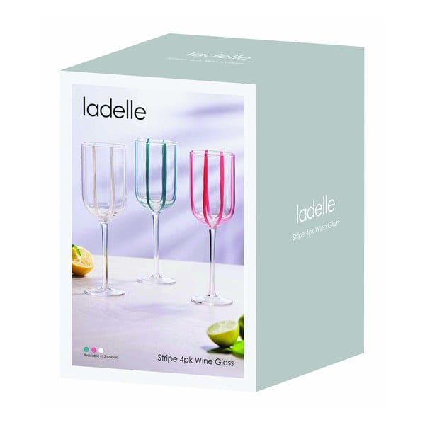 Kieliszki do wina zestaw 4 szt. 350 ml Stripe – Ladelle-image-3