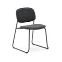 Ciemnoszare metalowe krzesło sztaplowane Meli – Kave Home