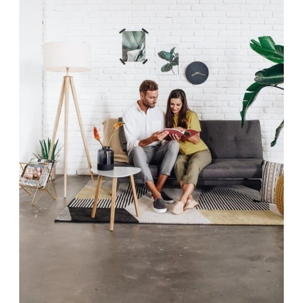 Biały stolik Bonami Essentials Viby, 40 x 40 cm-image-1