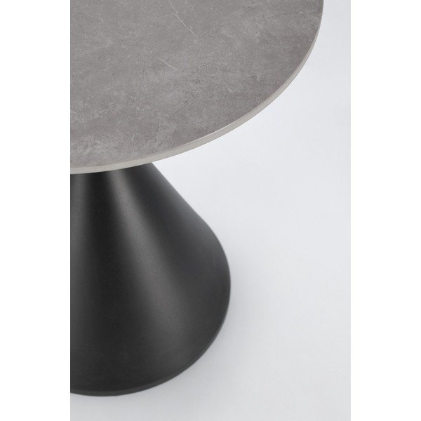 Okrągły stolik z blatem w dekorze marmuru ø 50 cm Joona – Bizzotto-image-3
